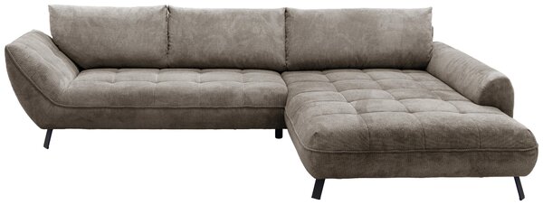 ROHOVÁ SEDAČKA, textil, světle hnědá Livetastic - Sedací soupravy, Online Only