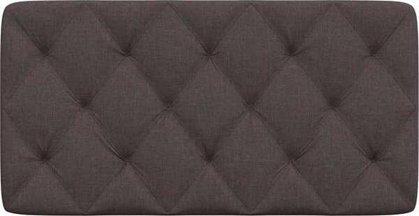 VidaXL Polštář na čelo postele textil [4019208] Barva: světle šedá, Velikost: 200 cm