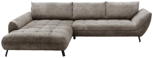 ROHOVÁ SEDAČKA, textil, světle hnědá Livetastic - Sedací soupravy, Online Only