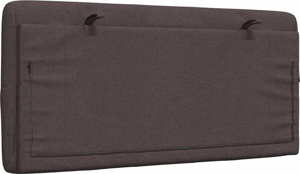 VidaXL Polštář na čelo postele textil [4019208] Barva: světle šedá, Velikost: 200 cm