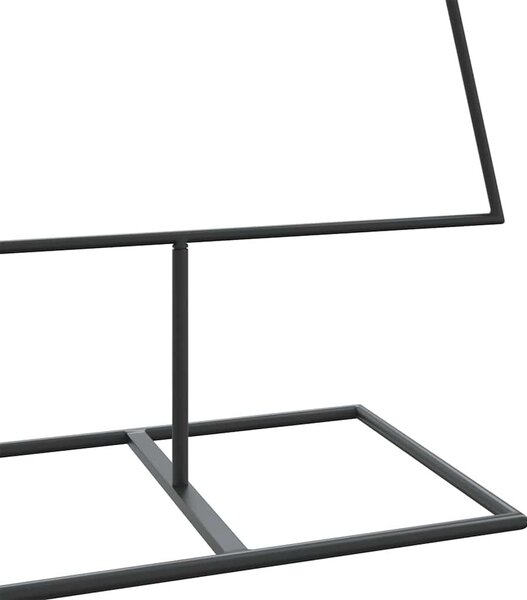 VidaXL Kovový vánoční stromeček Práškově lakovaná ocel [4018954] Barva: Černá, Velikost: 125 cm