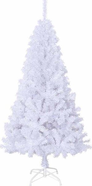 VidaXL Umělý vánoční stromek s hustými větvemi 120 cm PVC [328426] Barva: Bílá