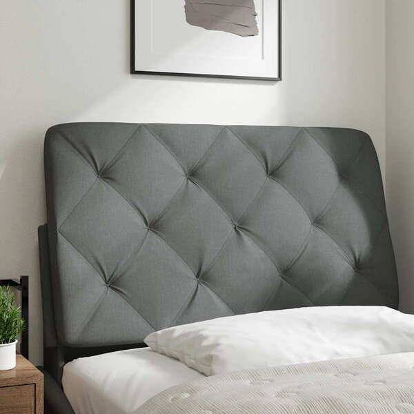 VidaXL Polštář na čelo postele textil [4019208] Barva: světle šedá, Velikost: 200 cm