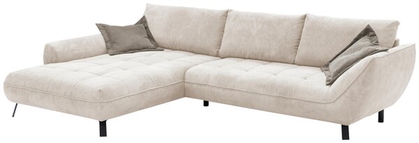 ROHOVÁ SEDAČKA, textil, béžová, světle hnědá Livetastic - Sedací soupravy, Online Only