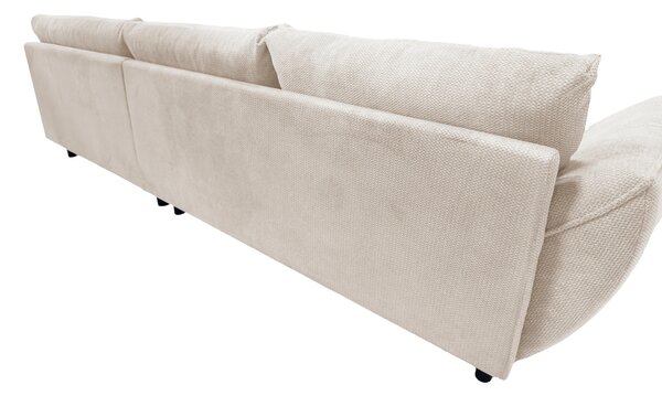 ROHOVÁ SEDAČKA, textil, béžová Livetastic - Sedací soupravy, Online Only