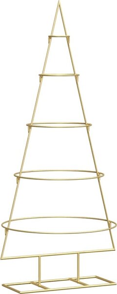 VidaXL Kovový vánoční stromek se stojanem KUOPIO Ocel [42019153] Barva: Černá, Velikost: 150 cm
