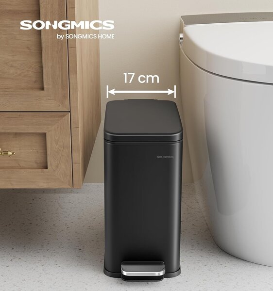 SONGMICS Odpadkový koš Carlos 5 L černý
