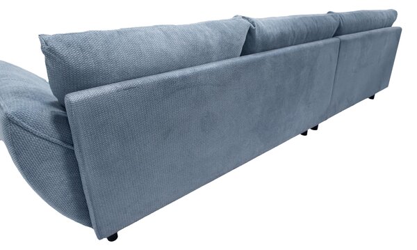 ROHOVÁ SEDAČKA, textil, modrá Livetastic - Sedací soupravy, Online Only