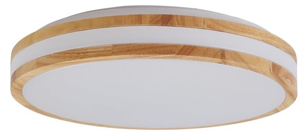 Stropní Lampa Lindby, Emiva, Dřevo, Obývací pokoj, Dřevo, Moderní