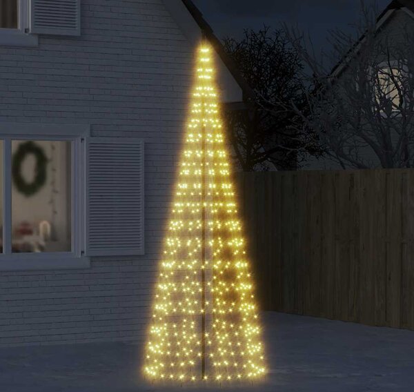 VidaXL LED vánoční stromek 3000 modrých LED [358108] Barva: Teplá bílá, Velikost: 500 cm