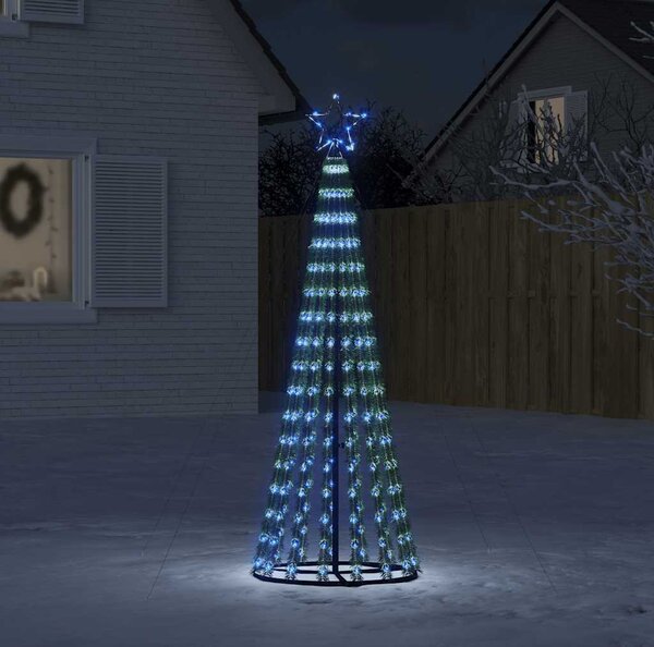 VidaXL LED vánoční stromek 1028 barevných LED diod [358065] Barva: Teplá bílá, Velikost: 247 cm