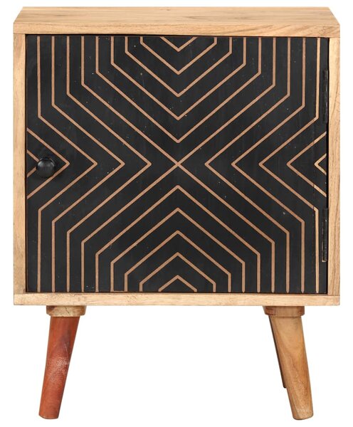 Noční stolek 40 x 30 x 50 cm masivní akáciové dřevo 322667