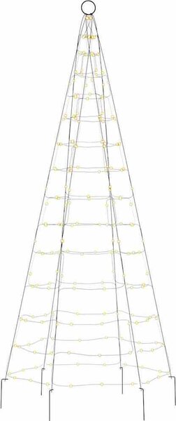 VidaXL LED vánoční stromek 3000 modrých LED [358108] Barva: Teplá bílá, Velikost: 500 cm
