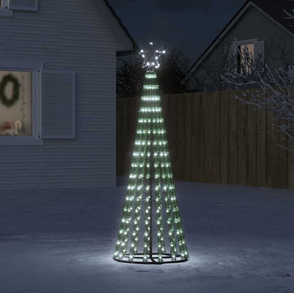 VidaXL LED vánoční stromek 1028 barevných LED diod [358065] Barva: Teplá bílá, Velikost: 247 cm