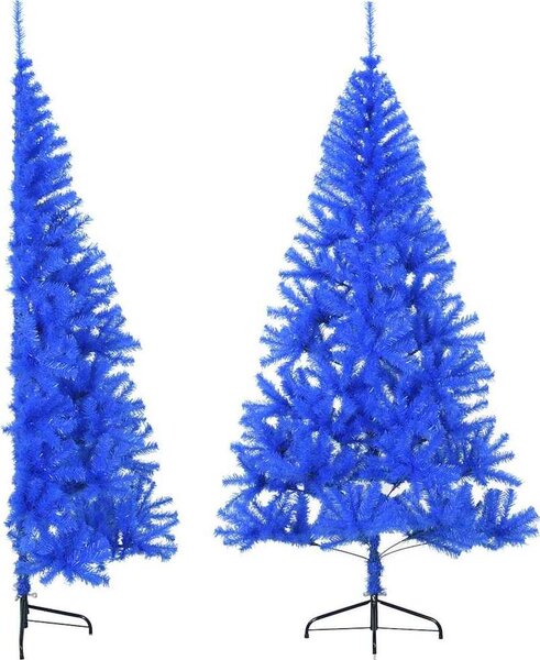 VidaXL Umělý vánoční stromeček PVC a ocel [344683] Barva: Bílá, Velikost: 180 cm