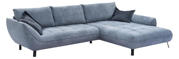 ROHOVÁ SEDAČKA, textil, modrá Livetastic - Sedací soupravy, Online Only