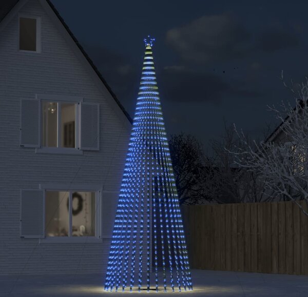 VidaXL LED vánoční stromek 1028 barevných LED diod [358065] Barva: Teplá bílá, Velikost: 500 cm