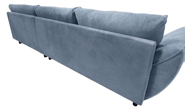 ROHOVÁ SEDAČKA, textil, modrá Livetastic - Sedací soupravy, Online Only