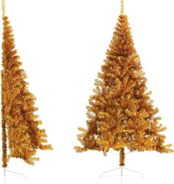 VidaXL Umělý vánoční stromeček PVC a ocel [344683] Barva: Bílá, Velikost: 180 cm