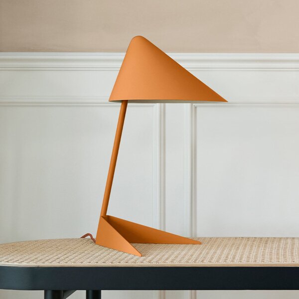 Stolní lampa Warm Nordic, Ambience, Oranžová, Obývací pokoj, Kov, Design