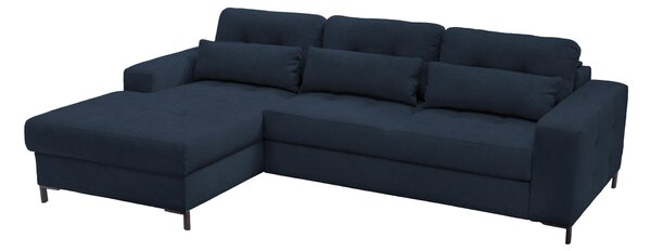 ROHOVÁ SEDAČKA, textil, tmavě modrá Livetastic - Sedací soupravy, Online Only