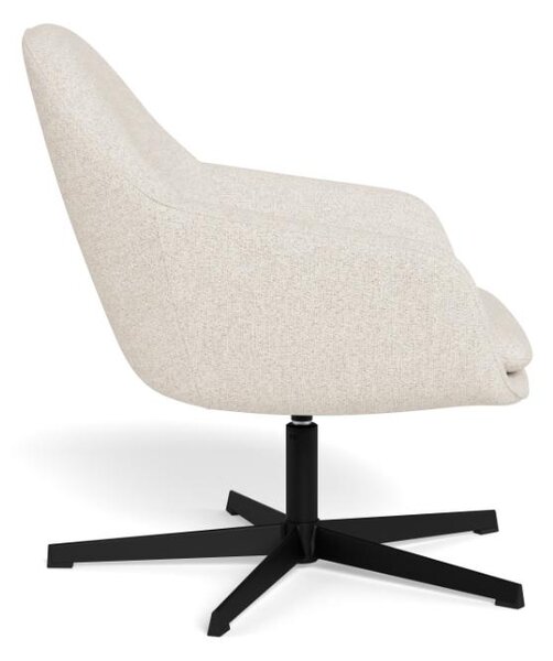 Actona Otočné designové křeslo Claremore krémové