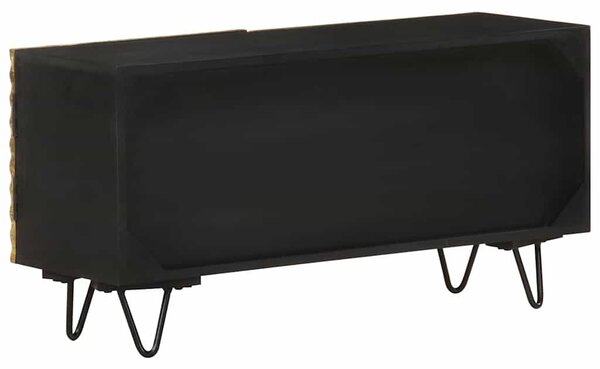 TV stolek 90 x 30 x 45 cm masivní mangovníkové dřevo 322681