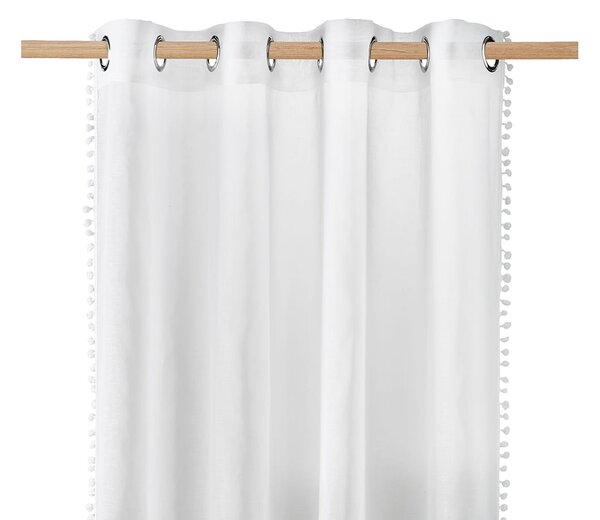 Dekorační záclona SPIRIT bílá s kroužky 140x250 cm MyBestHome