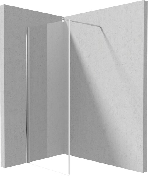 Deante Kerria Plus, Walk-in sprchová zástěna 90cm, výška 200cm, 6mm čiré sklo s ActiveCover, chromový profil, KTS_039P