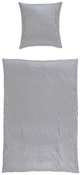 OBOUSTRANNÉ POVLEČENÍ, makosatén, antracitová, bílá, 135/200 cm Janine - Online Only povlečení, Online Only