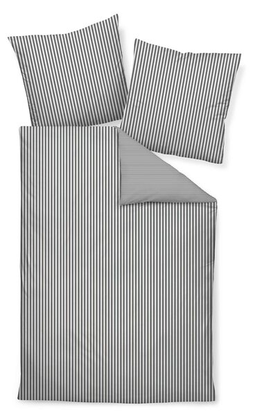 OBOUSTRANNÉ POVLEČENÍ, makosatén, antracitová, bílá, 135/200 cm Janine - Online Only povlečení, Online Only