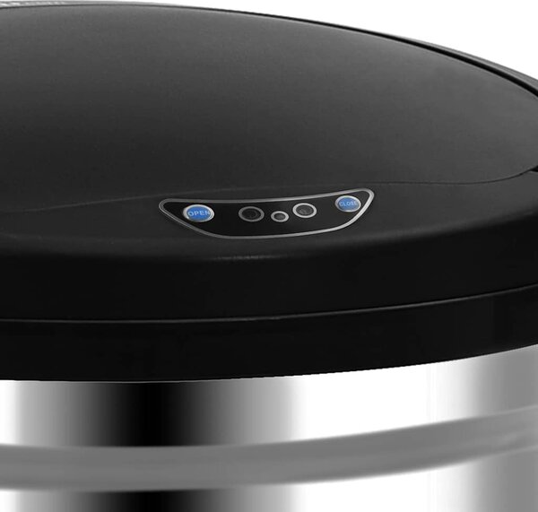 Odpadkový koš s automatickým senzorem 50 l nerezová ocel 322694