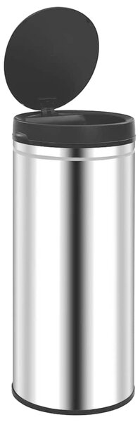 Odpadkový koš s automatickým senzorem 80 l nerezová ocel 322697