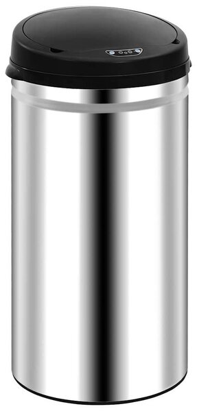 Odpadkový koš s automatickým senzorem 50 l nerezová ocel 322694