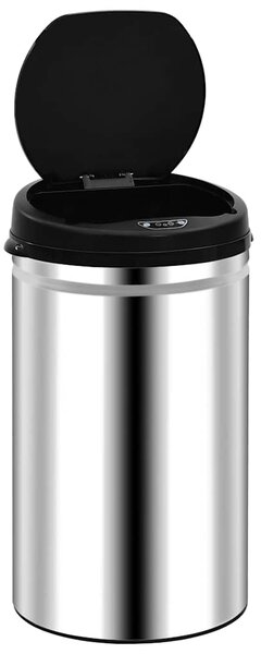 Odpadkový koš s automatickým senzorem 40 l nerezová ocel 322693