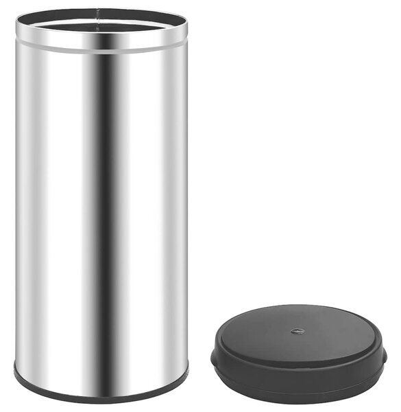 Odpadkový koš s automatickým senzorem 80 l nerezová ocel 322697