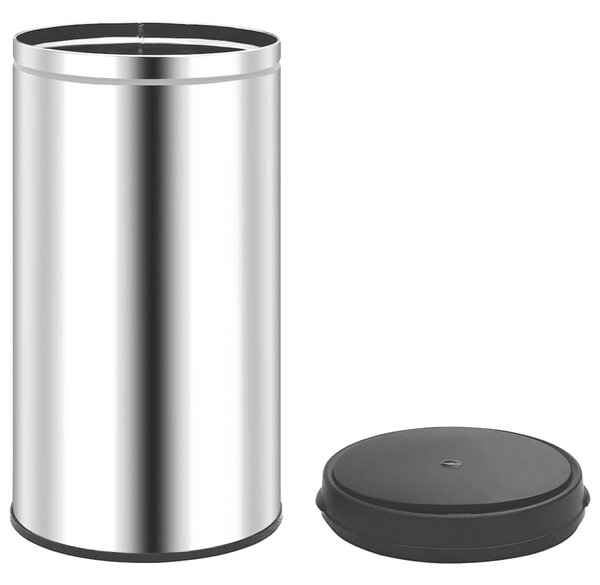 Odpadkový koš s automatickým senzorem 60 l nerezová ocel 322695