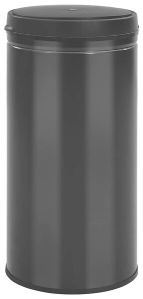 Odpadkový koš s automatickým senzorem 70 l uhlíková ocel černý 322702