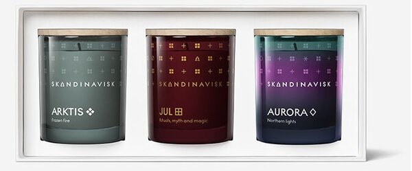 Dárková sada vonných svíček Winter Solstice - 3 ks Skandinavisk