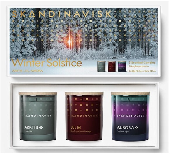 Dárková sada vonných svíček Winter Solstice - 3 ks Skandinavisk