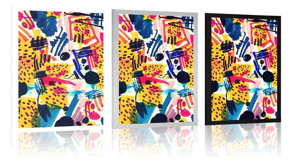 Plakát pop art abstrakce