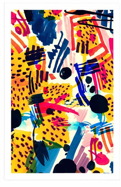 Plakát pop art abstrakce