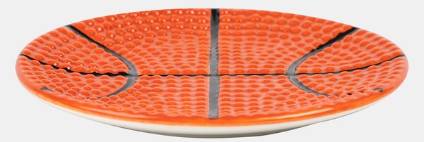 Sinsay - Talíř s motivem basketbalového míče - oranžová