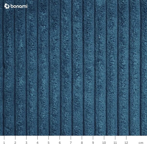 Modrá manšestrová rozkládací pohovka 218 cm Tori – Bonami Selection