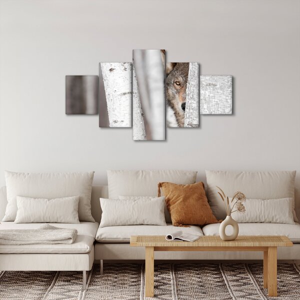Obraz - Vlk (125x70 cm)
