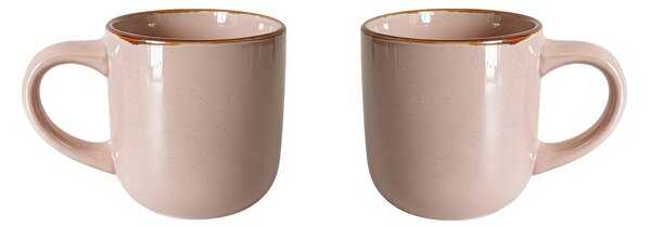 Sinsay - Puntíkované hrnky 2 pack - pastelová růžová