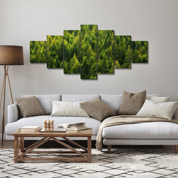 Obraz - Hustý les (210x100 cm)