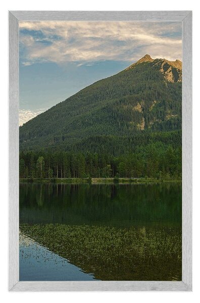 Plakát jezero u hor