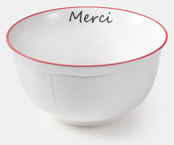 Sinsay - Keramická miska s nápisem Merci - námořnická modrá