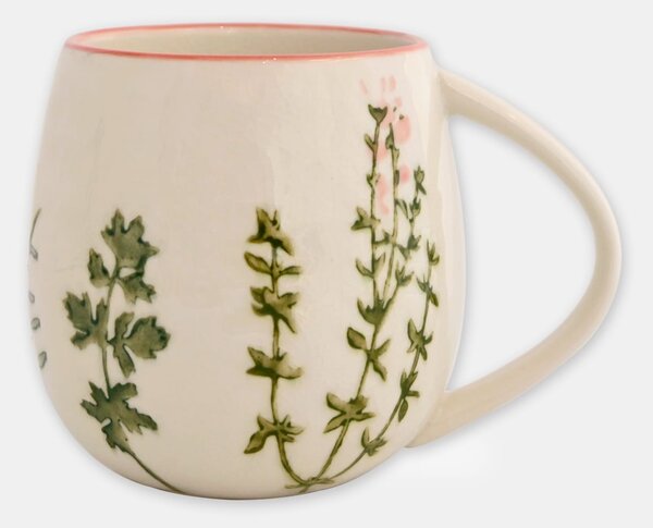 Sinsay - Ručně malovaný keramický hrnek s efektem prasklého glazury - vícebarevná